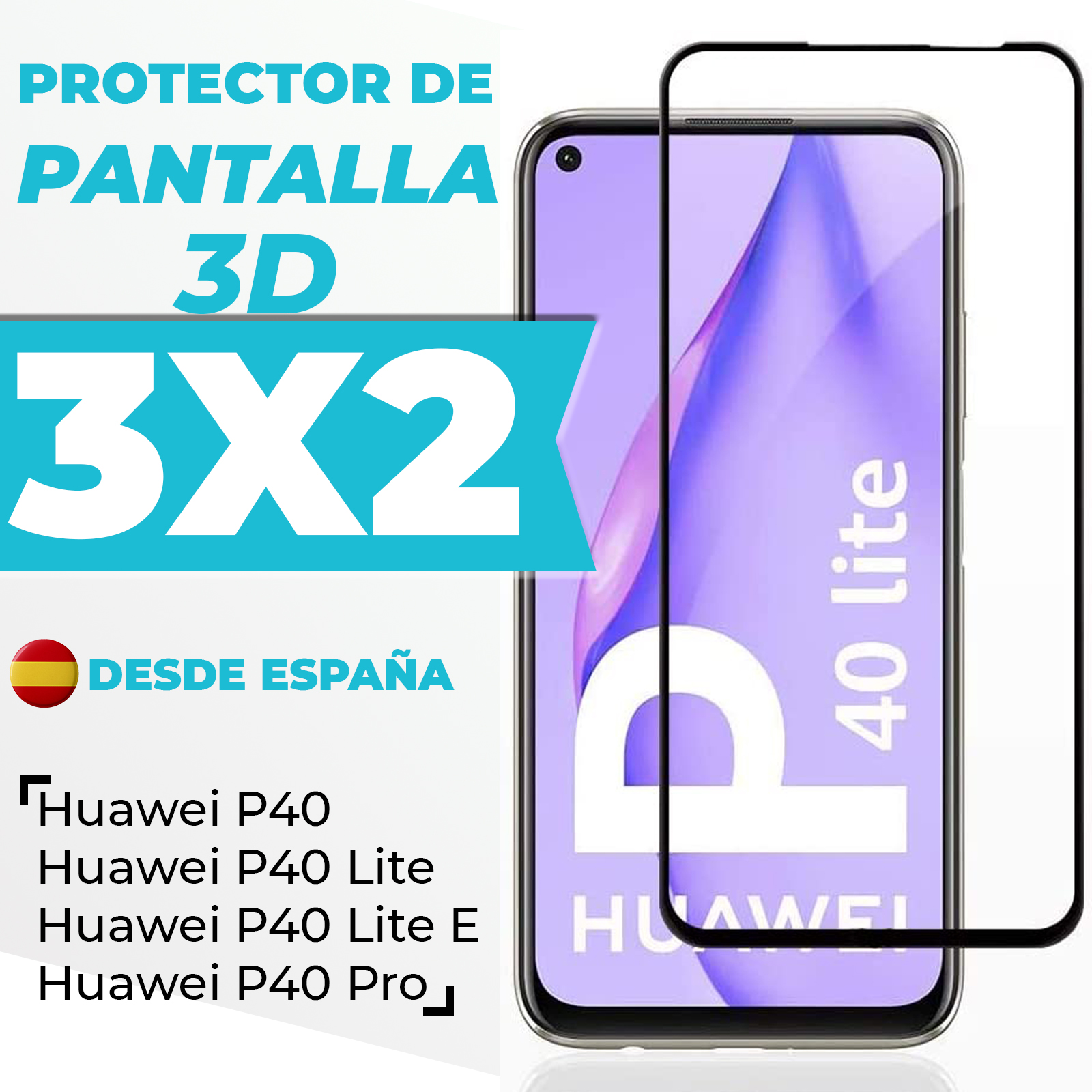 protector pantalla Huawei P40 / P40 Lite / P40 Lite E / P40 Pro